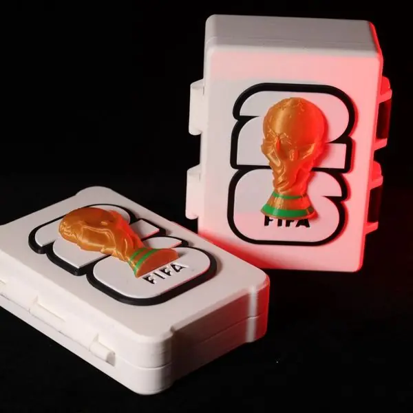 Caja coleccionable conmemorativa impresa en 3D