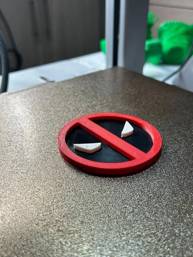 Pieza promocional de marca impresa en 3D